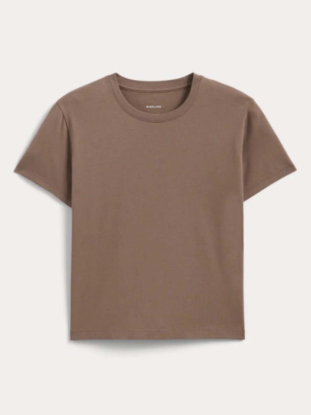 Everlane - The Box-Cut Tee in Organic Cotton in Clay - Size L